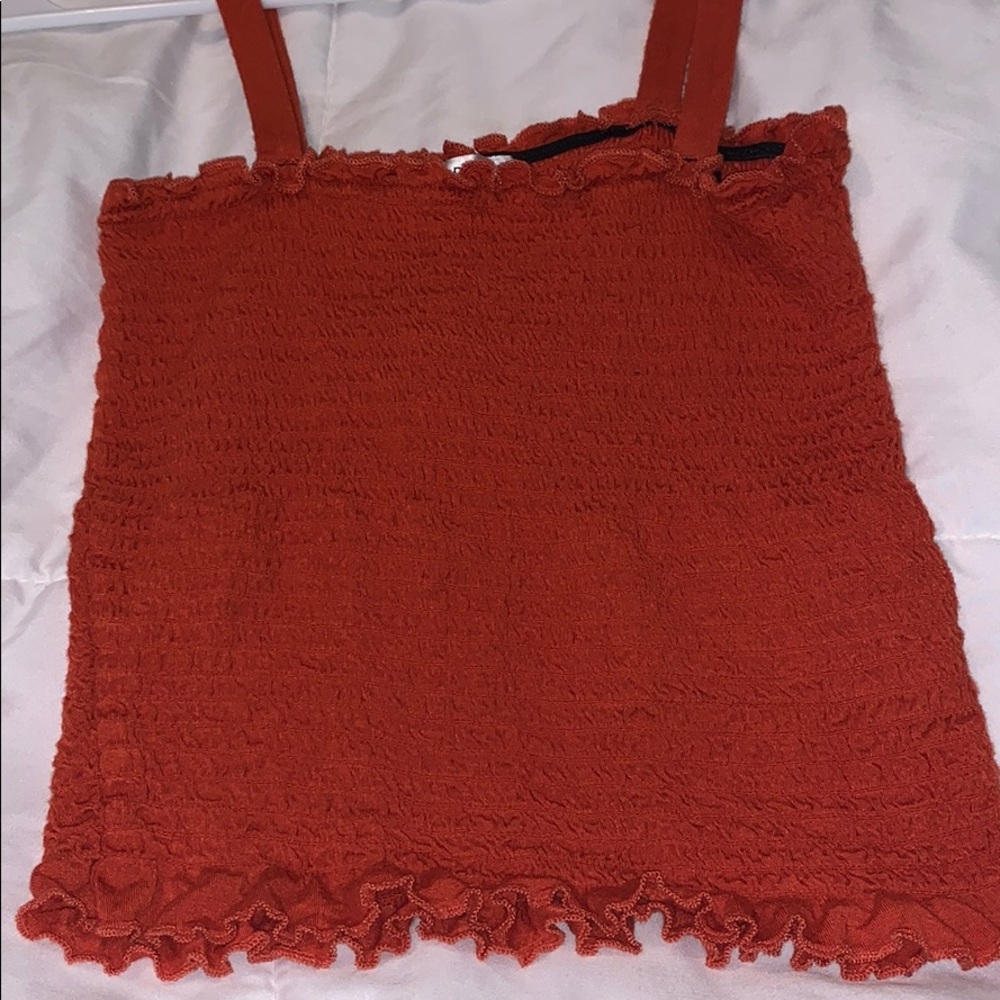 tank top-orange